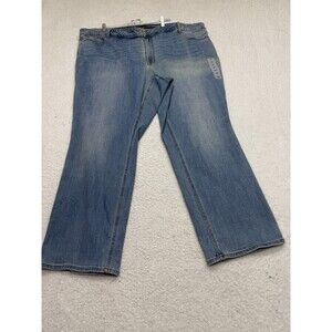 Old Navy Jeans Pants High Rise Straight Retro Boho Vacay Y2K Size 28 Plus NWT